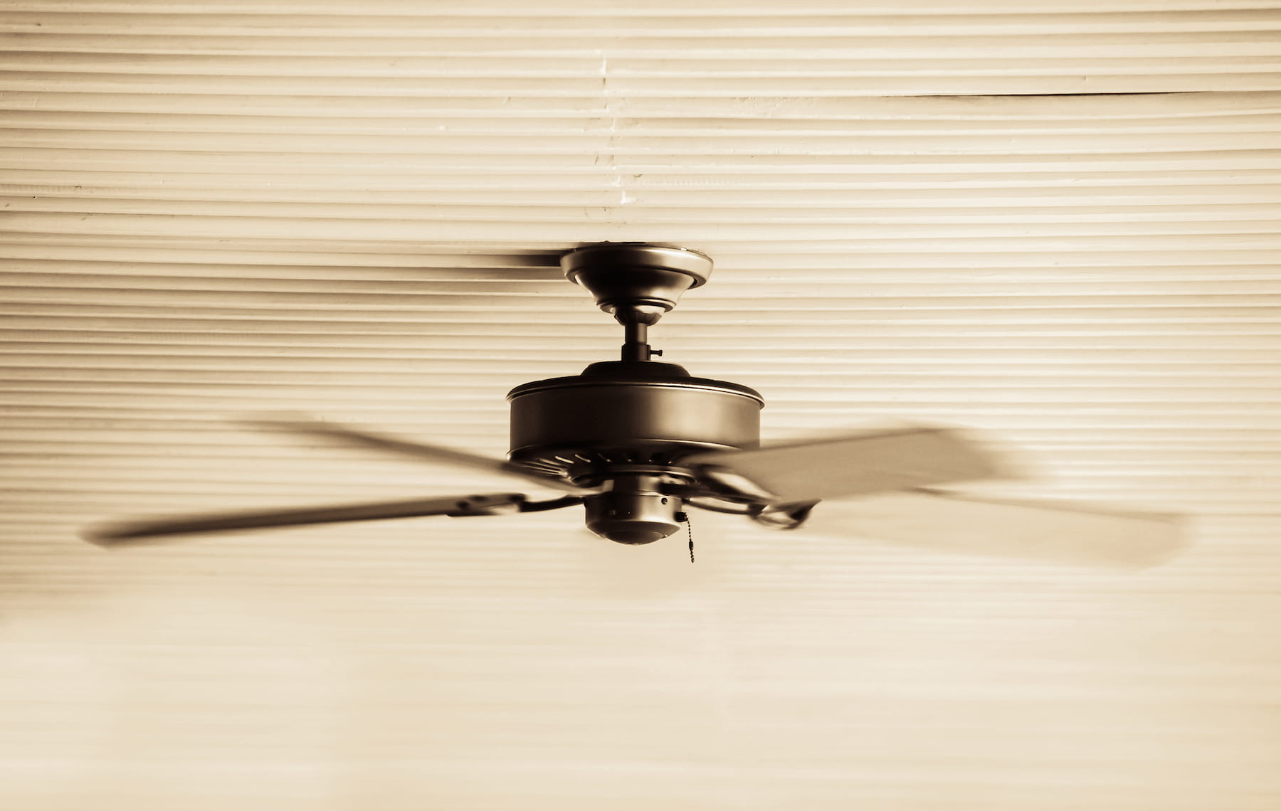 Ceiling fan moving