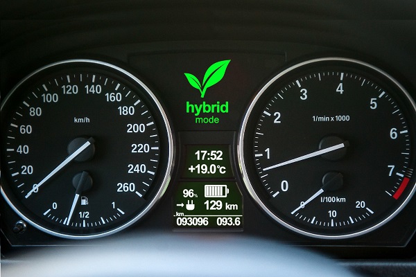 Electric Vehicle Dashboard Display featuring Camshaft Position Sensors and speed sensors for use within True Power On state Technology