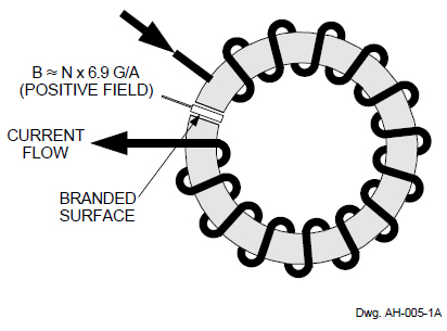 Figure 2, open loop current sensor