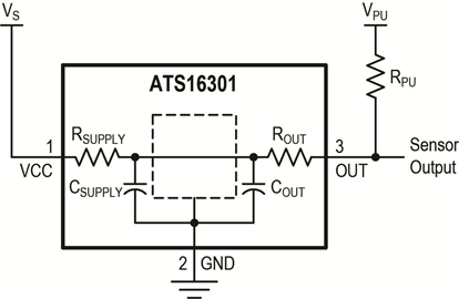 ATS16301: Auto-TPOS Camshaft Position Sensor with Integrated EMC Protection