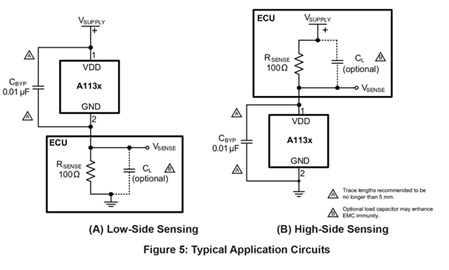 A1130-1-2 Typical Application