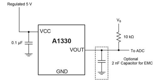 A1330 Typical Application