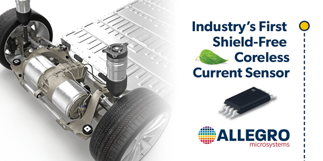 ACS37612 Standalone coreless differential current sensor with contactless current sensing for AC and DC current sensing press release image