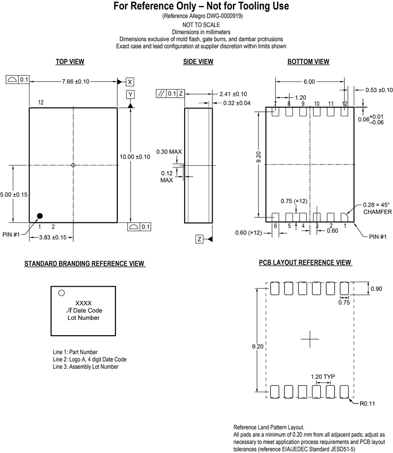 Allegro-NH-12-Package-drawing