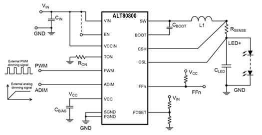 ALT80800 Typical Application