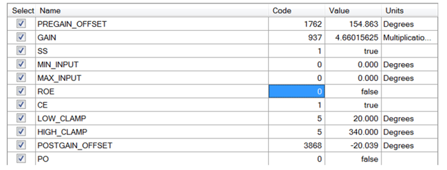 Figure 21: EEPROM Settings